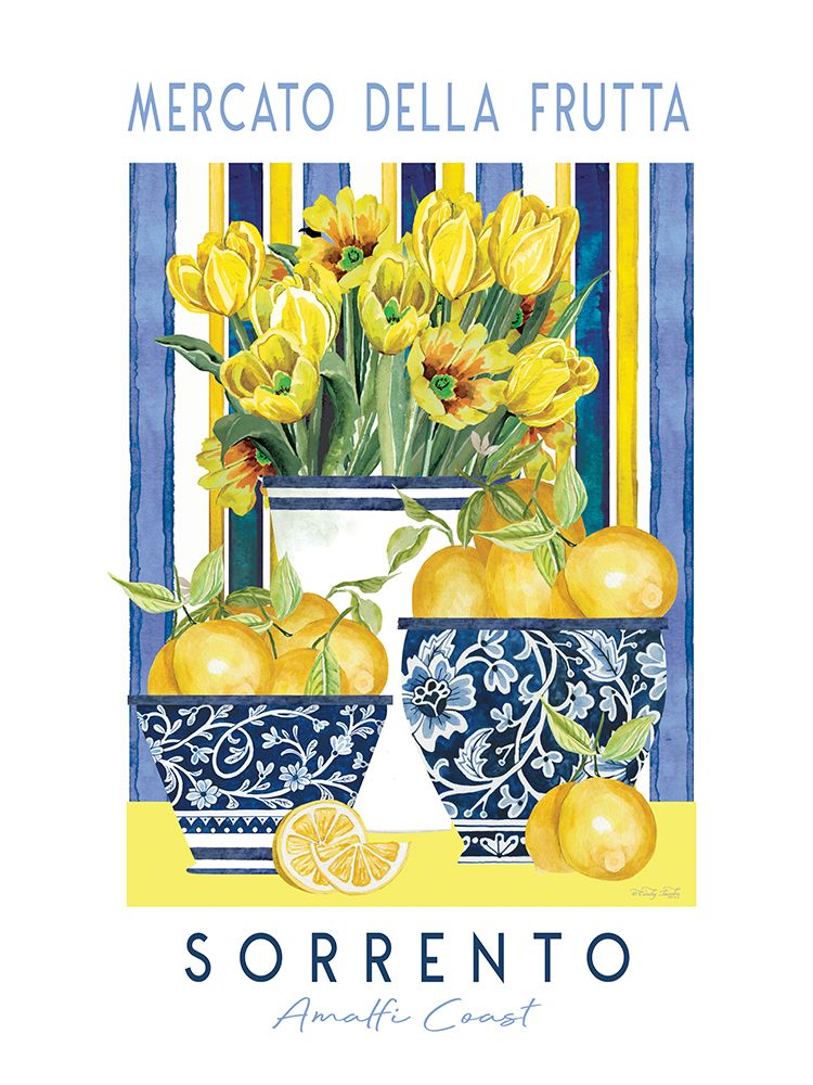 Mercato Della Frutta Sorrento art print by Cindy Jacobs for $57.95 CAD