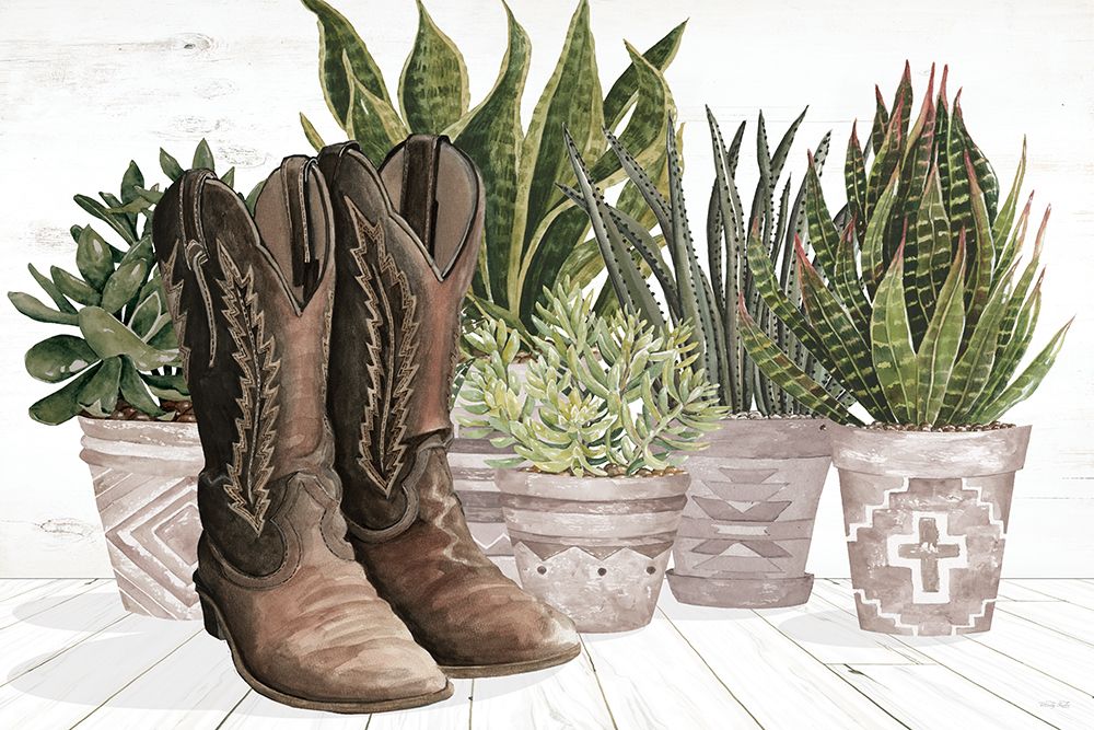 Western Plant Display art print by Cindy Jacobs for $57.95 CAD