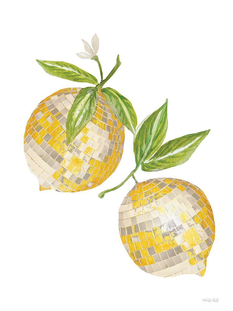 Disco Lemons art print by Cindy Jacobs for $57.95 CAD