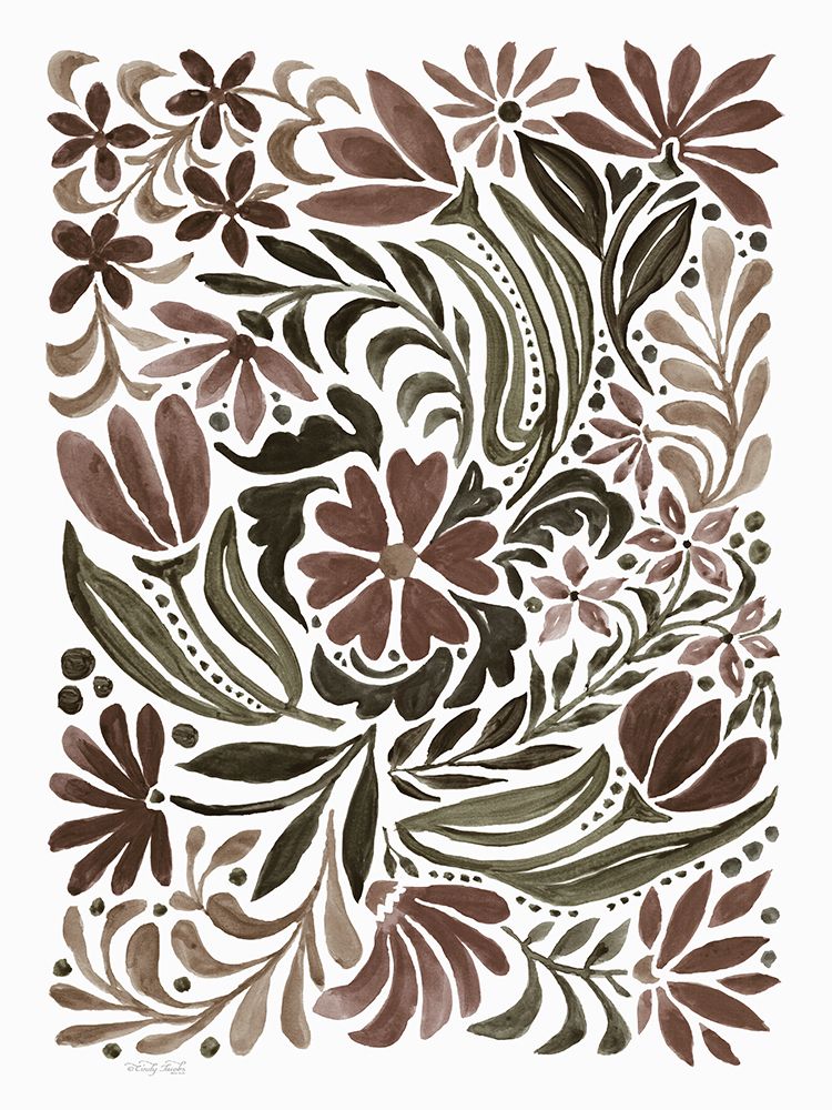 Quilted Blooms I art print by Cindy Jacobs for $57.95 CAD