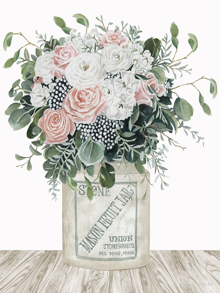 Farm Fresh Flowers I art print by Cindy Jacobs for $57.95 CAD