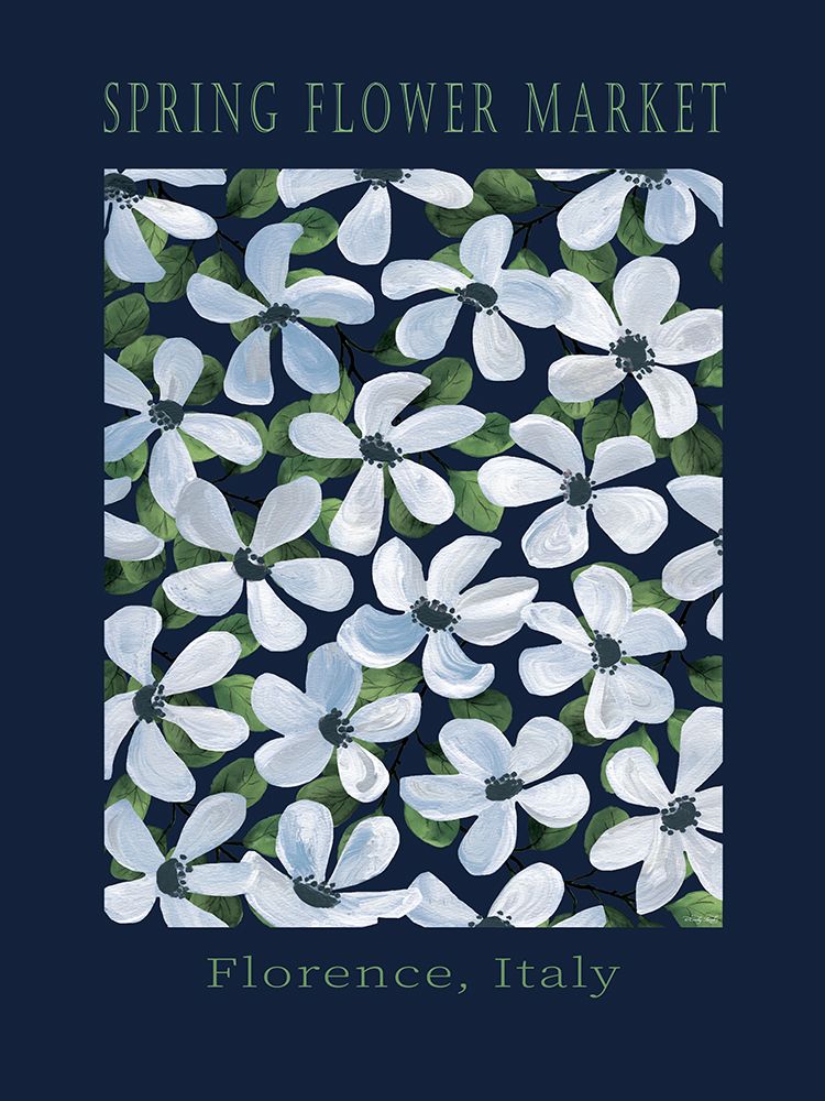 Spring Flower Market - Florence art print by Cindy Jacobs for $57.95 CAD