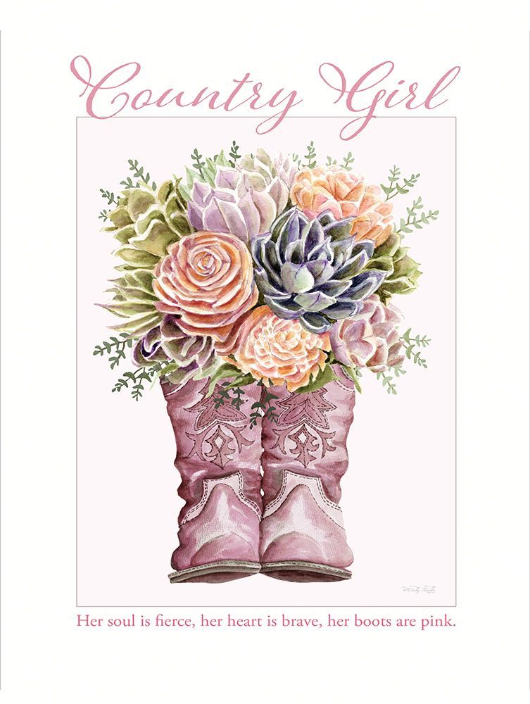 Country Girl art print by Cindy Jacobs for $57.95 CAD