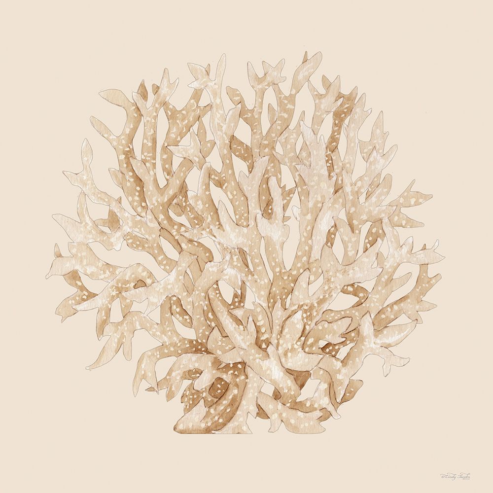 Pale Coral Portrait I art print by Cindy Jacobs for $57.95 CAD