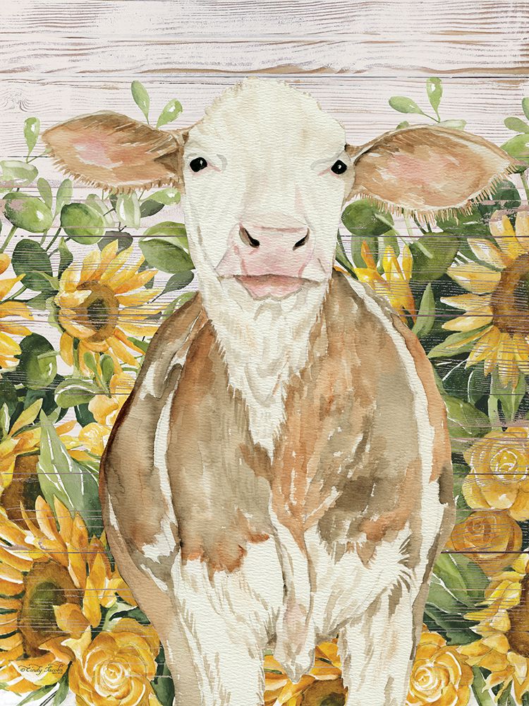 Sunflower Resting Spot art print by Cindy Jacobs for $57.95 CAD
