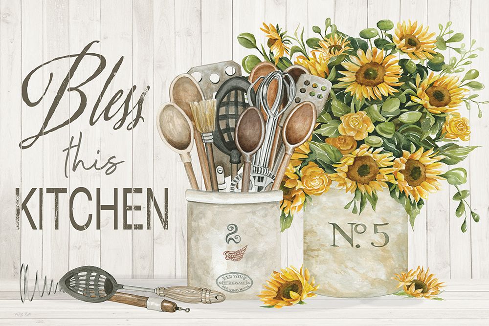 Bless This Kitchen art print by Cindy Jacobs for $57.95 CAD