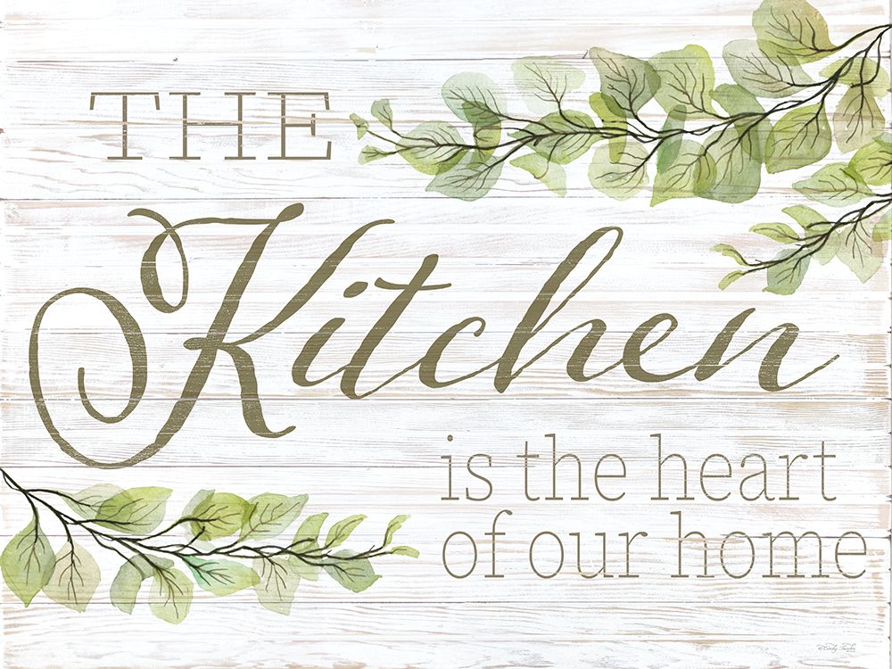 The Kitchen is the Heart of the Home art print by Cindy Jacobs for $57.95 CAD