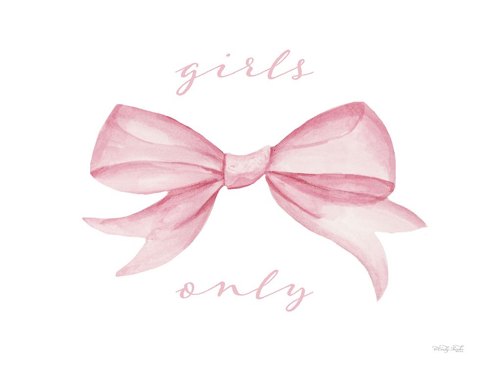 Bow Collection - Girls Only art print by Cindy Jacobs for $57.95 CAD