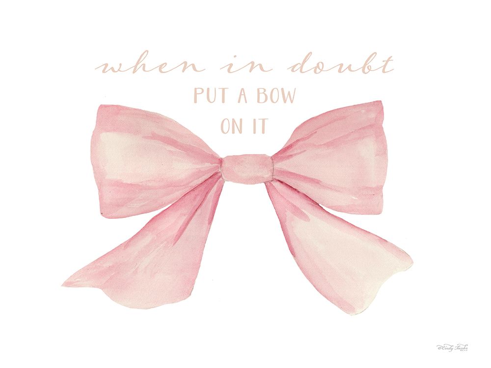 Bow Collection - Put a Bow On It art print by Cindy Jacobs for $57.95 CAD