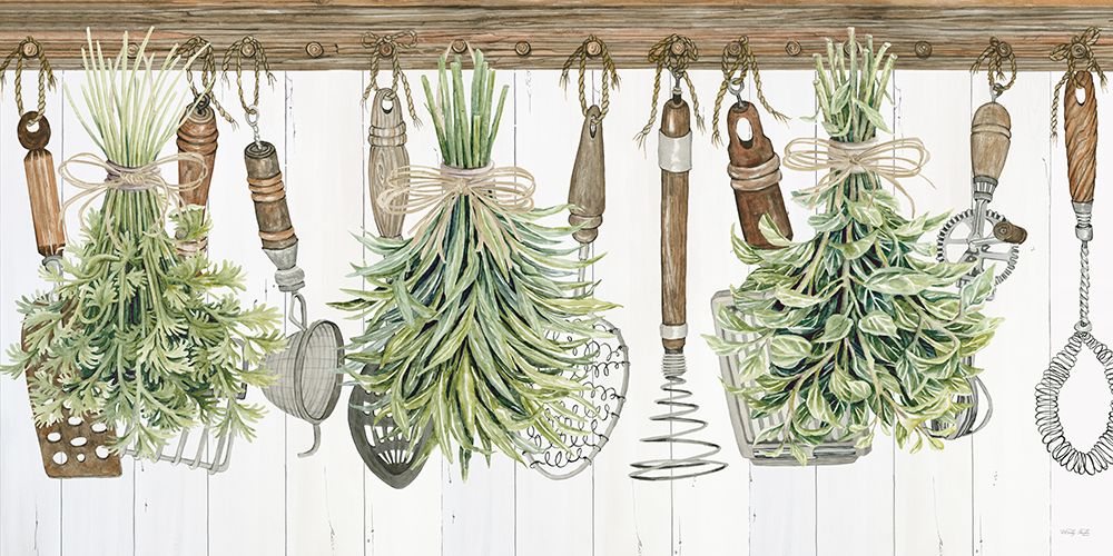 Hanging Herbs art print by Cindy Jacobs for $57.95 CAD