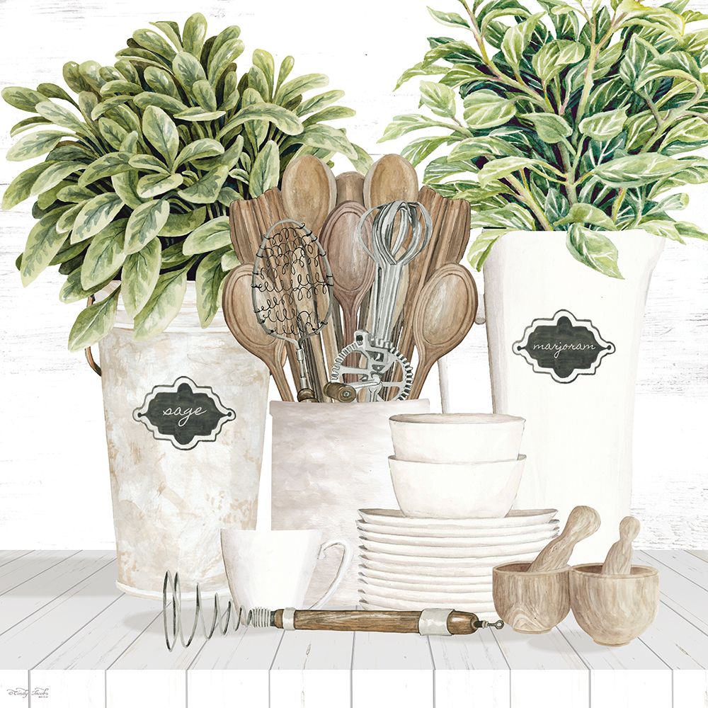 Culinary Corner art print by Cindy Jacobs for $57.95 CAD