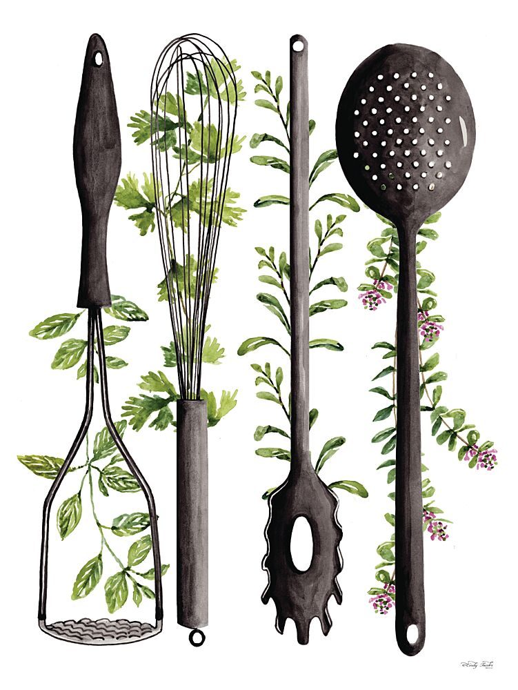 Cooking Utensils art print by Cindy Jacobs for $57.95 CAD
