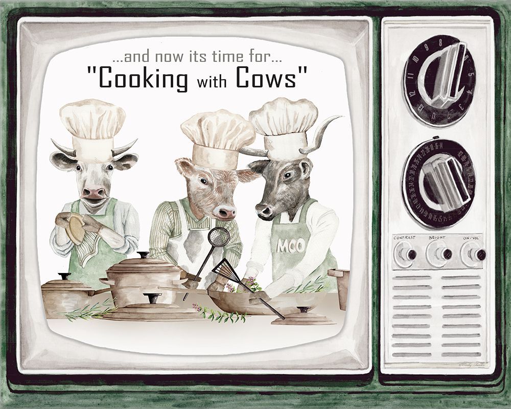 Cooking with Cows art print by Cindy Jacobs for $57.95 CAD