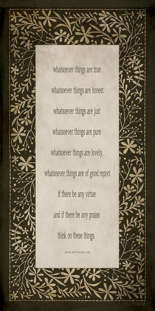 Think on These Things art print by Cindy Jacobs for $57.95 CAD