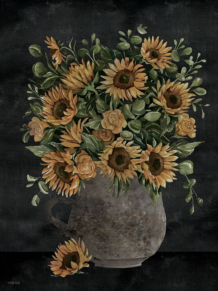 Sunflowers in Shadow art print by Cindy Jacobs for $57.95 CAD