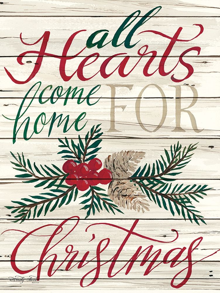 Home for Christmas art print by Cindy Jacobs for $57.95 CAD