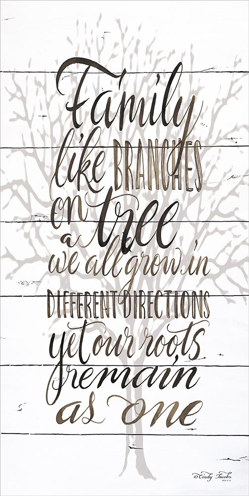 Family art print by Cindy Jacobs for $57.95 CAD