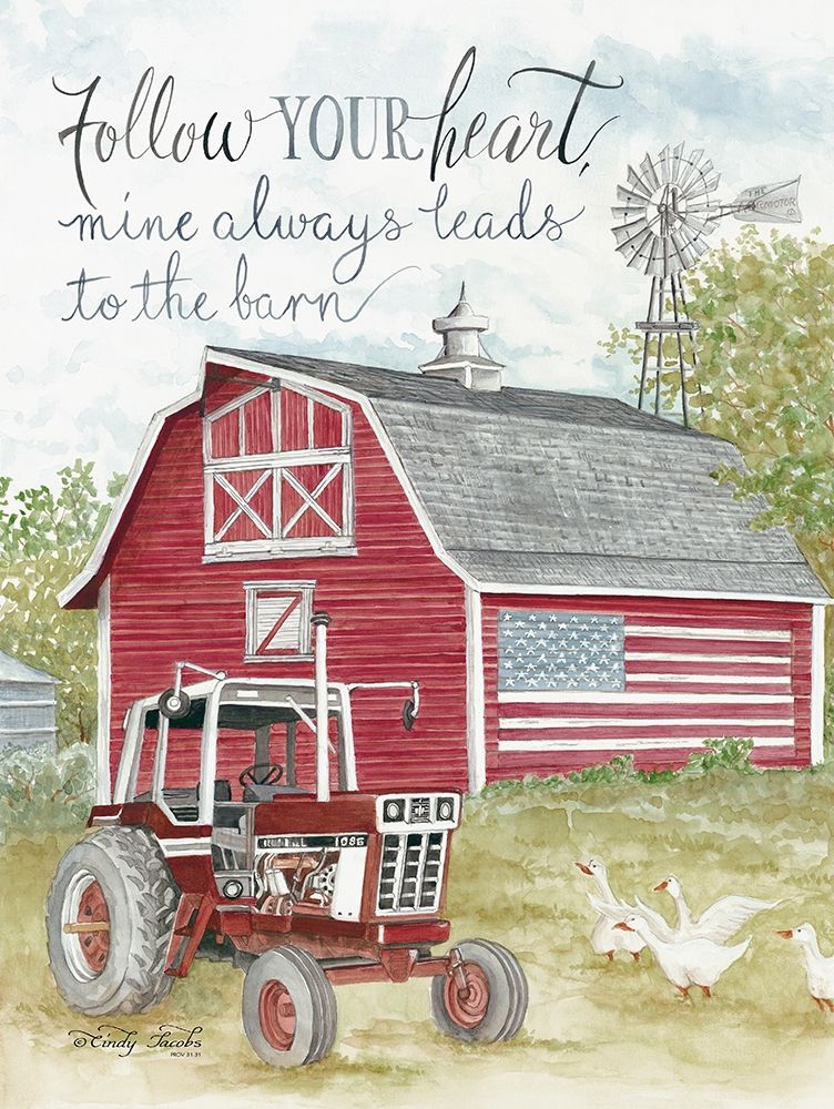 Follow Your Heart art print by Cindy Jacobs for $57.95 CAD