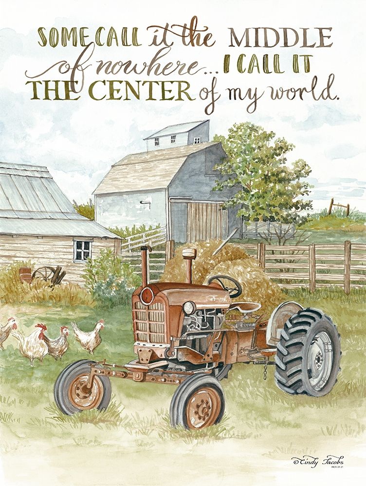 Center of My World art print by Cindy Jacobs for $57.95 CAD
