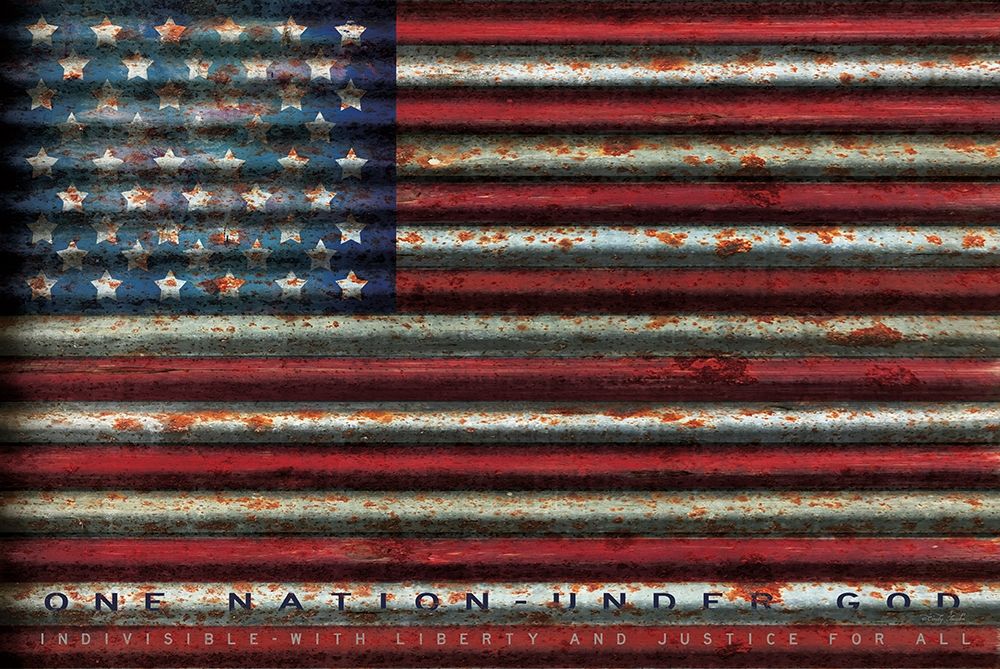American Flag on Metal art print by Cindy Jacobs for $57.95 CAD