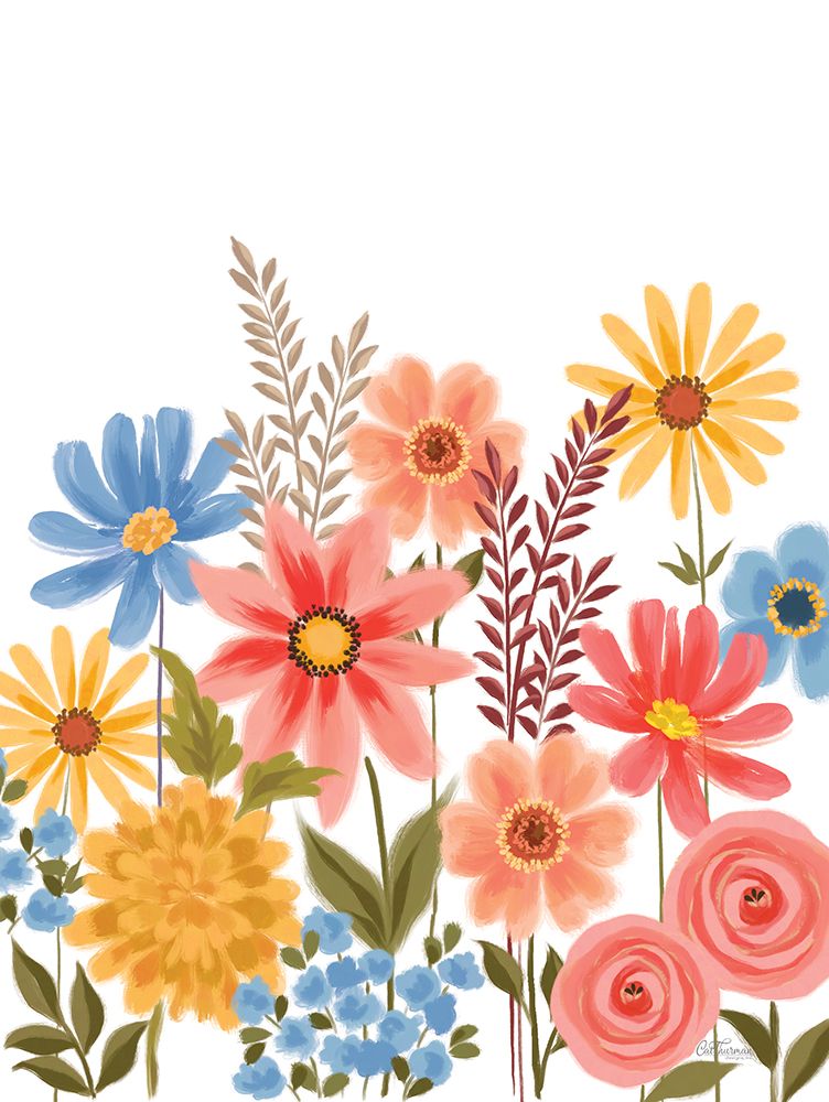 Fall Floral art print by Cat Thurman Designs for $57.95 CAD