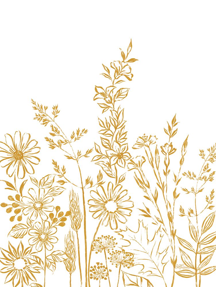 Loose Leaves and Flowers art print by Cat Thurman Designs for $57.95 CAD