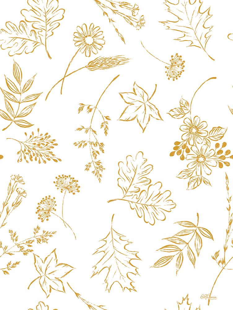 Loose Fall Leaves art print by Cat Thurman Designs for $57.95 CAD