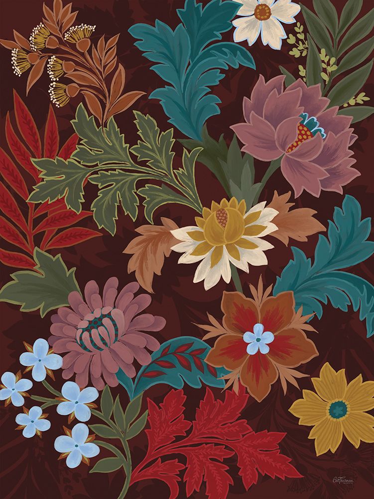 Vining Floral art print by Cat Thurman Designs for $57.95 CAD