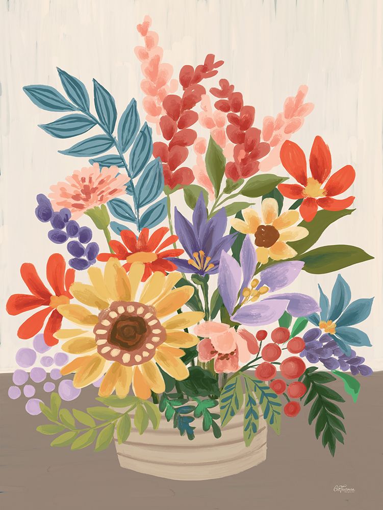 Bright Basket art print by Cat Thurman Designs for $57.95 CAD