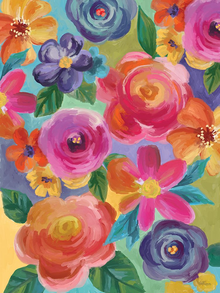 Floral Field art print by Cat Thurman Designs for $57.95 CAD