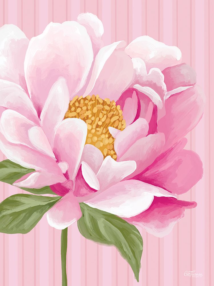 Pink Opening Rose art print by Cat Thurman Designs for $57.95 CAD