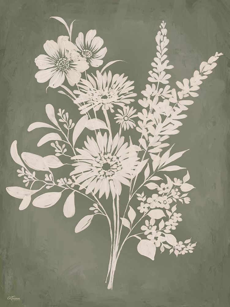 Silhouette Bouquet 2 art print by Cat Thurman Designs for $57.95 CAD