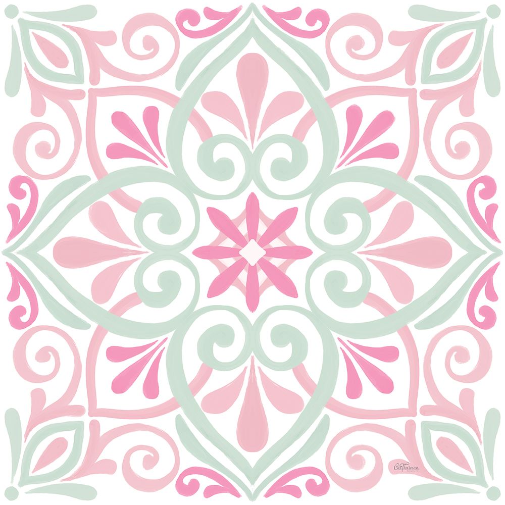 Mint Tile art print by Cat Thurman Designs for $57.95 CAD