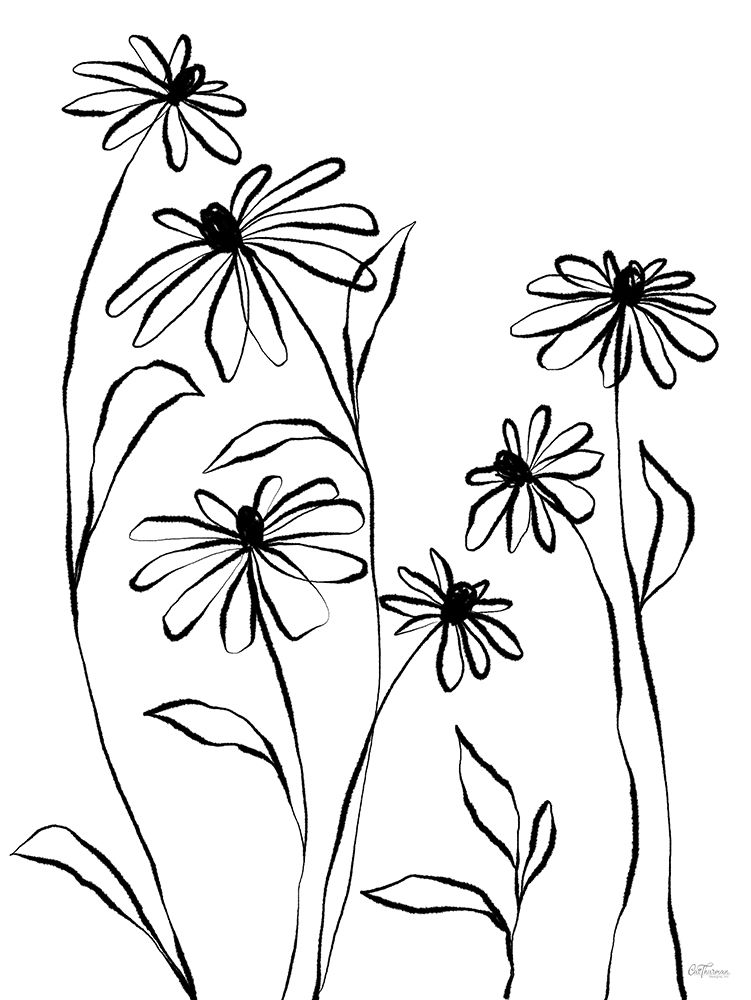 Simple Blooms I art print by Cat Thurman Designs for $57.95 CAD