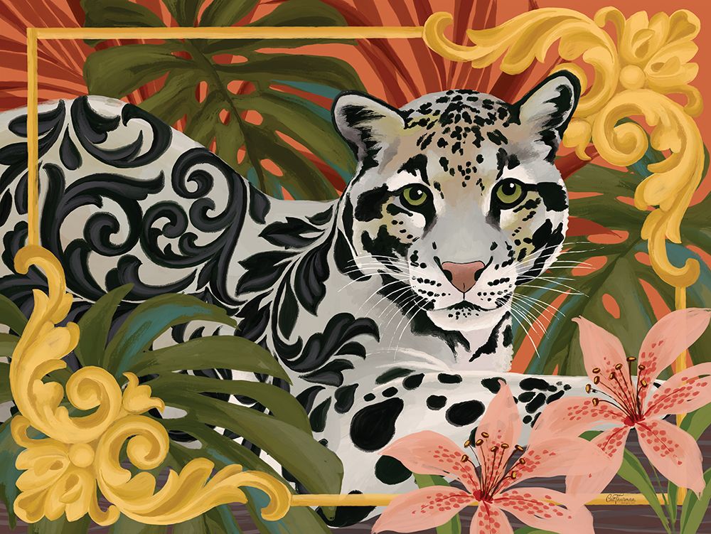 Clouded Leopard art print by Cat Thurman Designs for $57.95 CAD