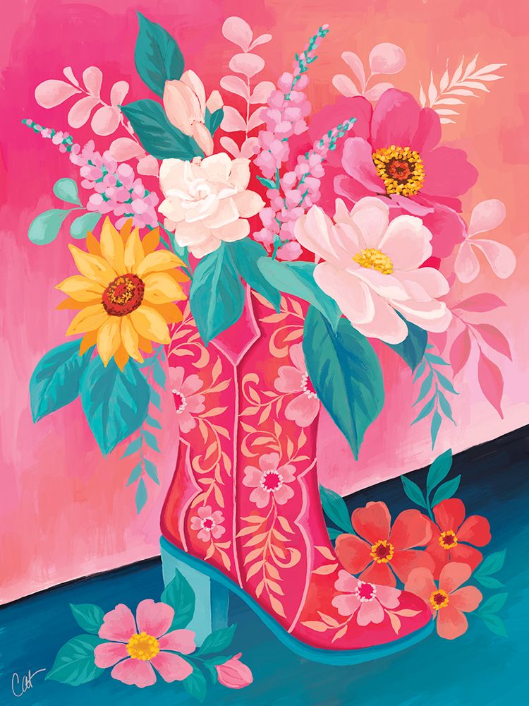 Cowgirl Couture art print by Cat Thurman Designs for $57.95 CAD