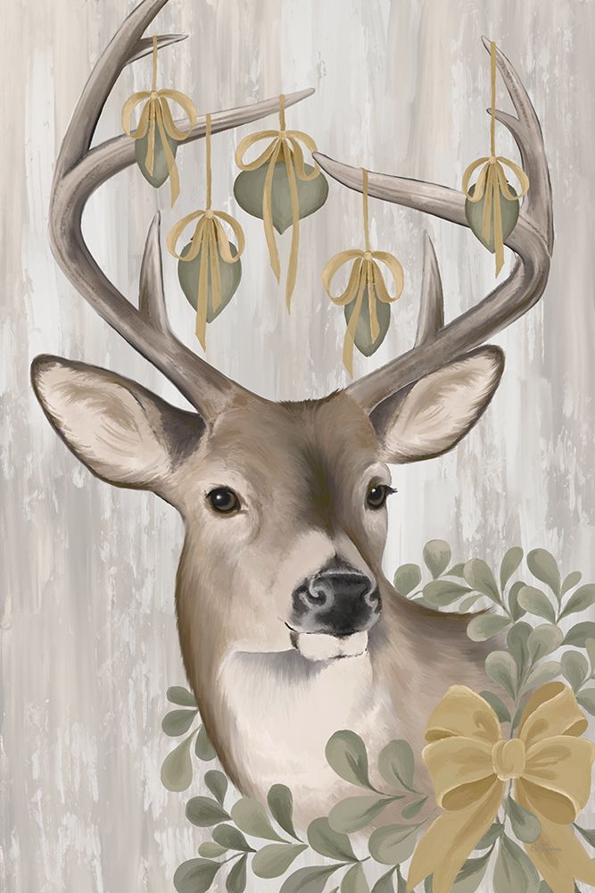 Decorated Reindeer art print by Cat Thurman Designs for $57.95 CAD
