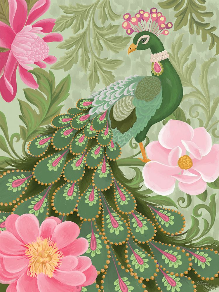 Providence Peacock art print by Cat Thurman Designs for $57.95 CAD