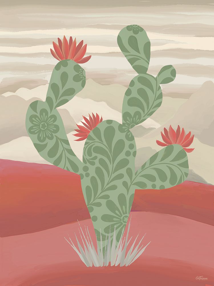 Cactus Couture art print by Cat Thurman Designs for $57.95 CAD