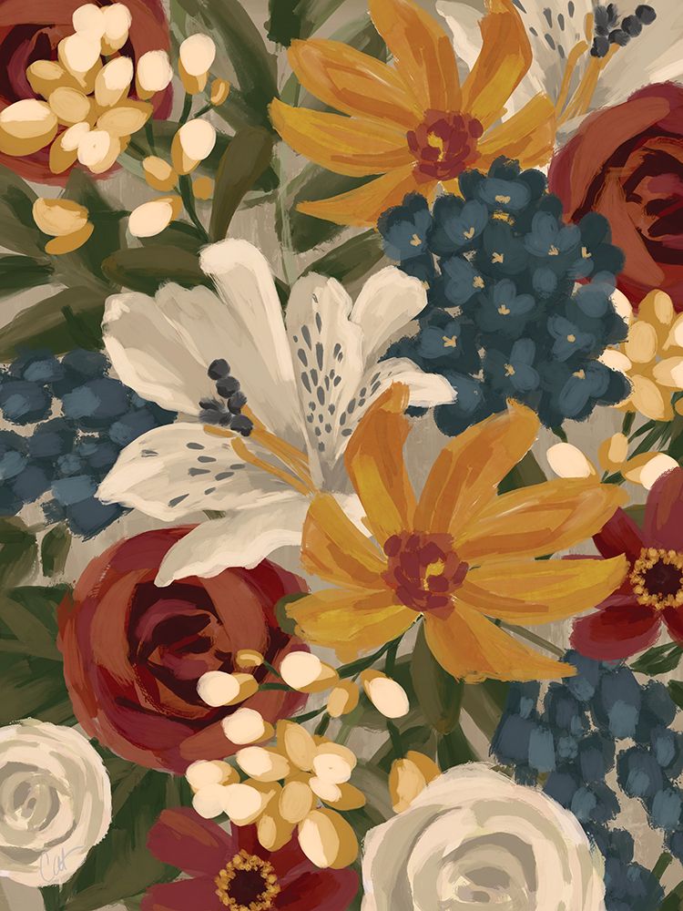 Spicy Bouquet art print by Cat Thurman Designs for $57.95 CAD