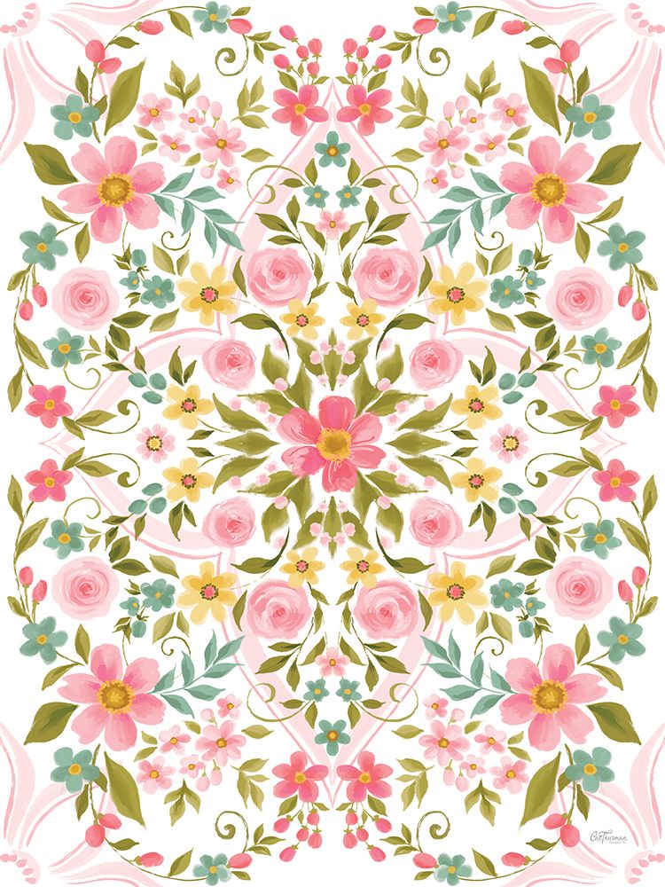 Garden Kaleidoscope art print by Cat Thurman Designs for $57.95 CAD