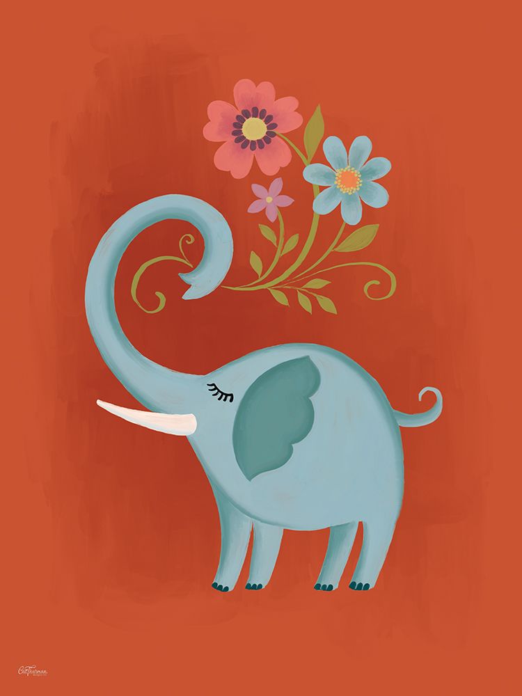Trunk Full of Flowers art print by Cat Thurman Designs for $57.95 CAD