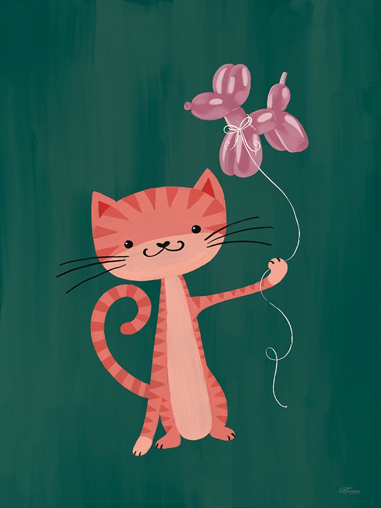 Balloon Buddy art print by Cat Thurman Designs for $57.95 CAD