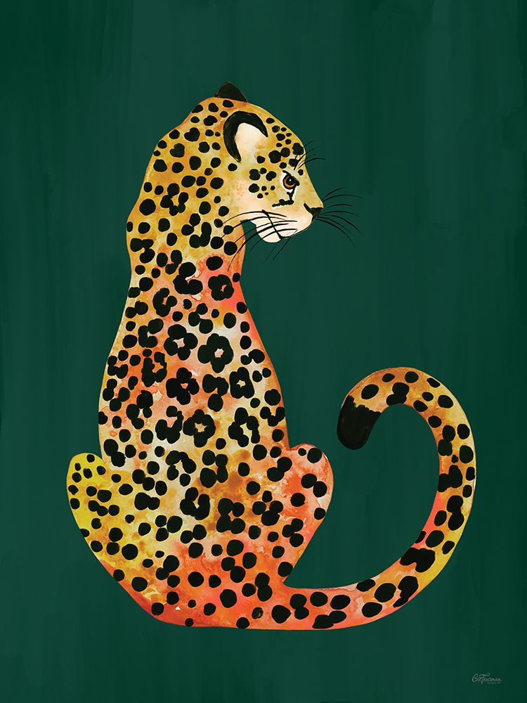 Watchful Wildcat art print by Cat Thurman Designs for $57.95 CAD