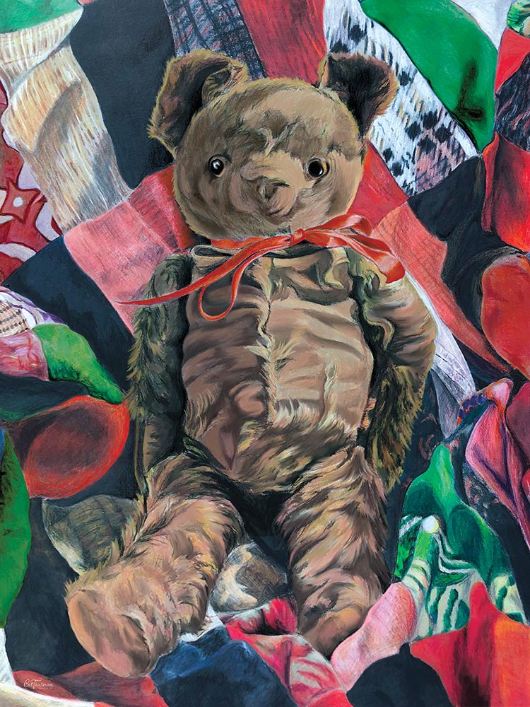 Vintage Teddy art print by Cat Thurman Designs for $57.95 CAD