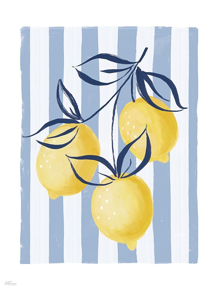 Stripes and Sunshine I art print by Cat Thurman Designs for $57.95 CAD