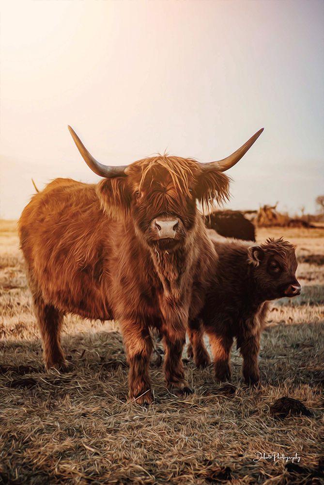 Highland Mom and Daughter I art print by Dakota Diener for $57.95 CAD