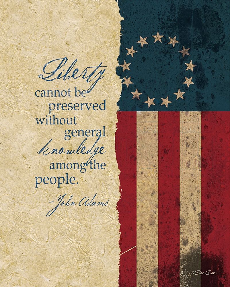 Liberty Cannot Be Preserved art print by Dee Dee for $57.95 CAD