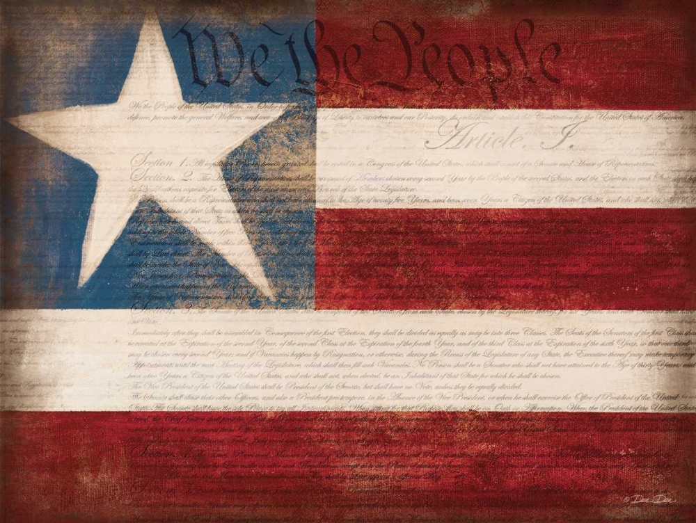 We the People art print by Dee Dee for $57.95 CAD