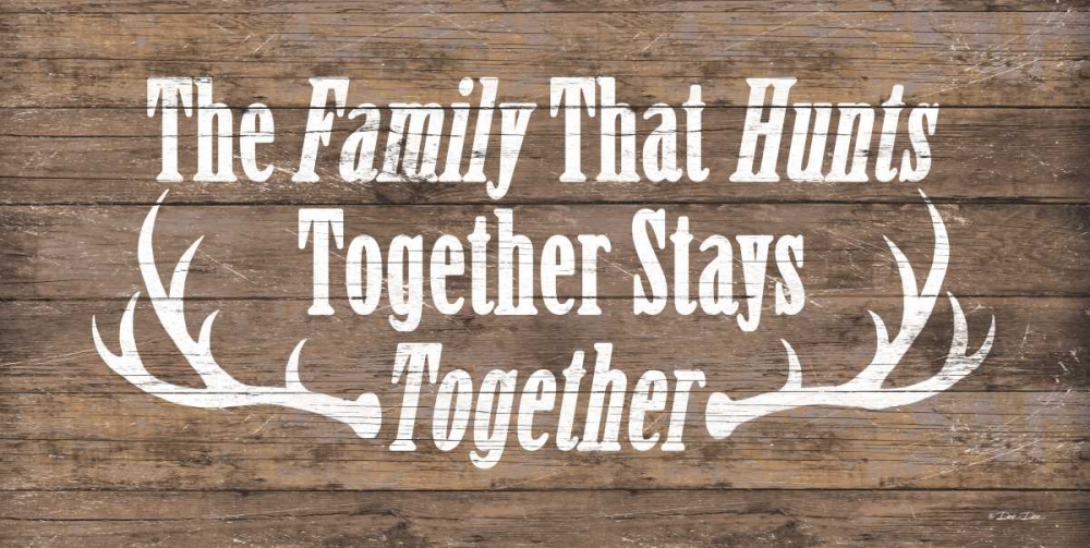 The Family that Hunts art print by Dee Dee for $57.95 CAD